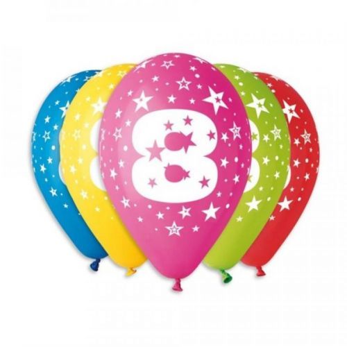 Smart Balloons Balónek nafukovací - sada 5ks ČÍSLO 