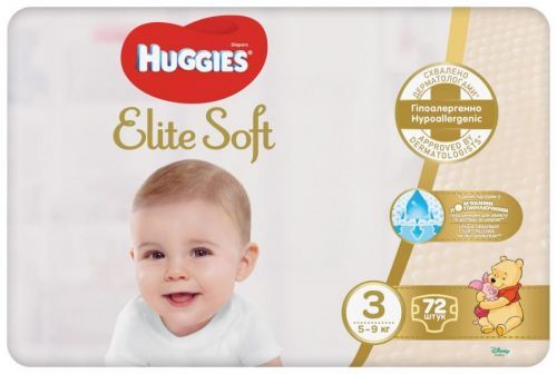 Huggies ® Elite Soft- 3 72 ks