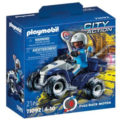 PLAYMOBIL ® CITY ACTION Policejní rychlostní čtyřkolka 71092