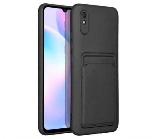 Ochranný kryt Forcell CARD pro Xiaomi Redmi 9A/Redmi 9AT, černá