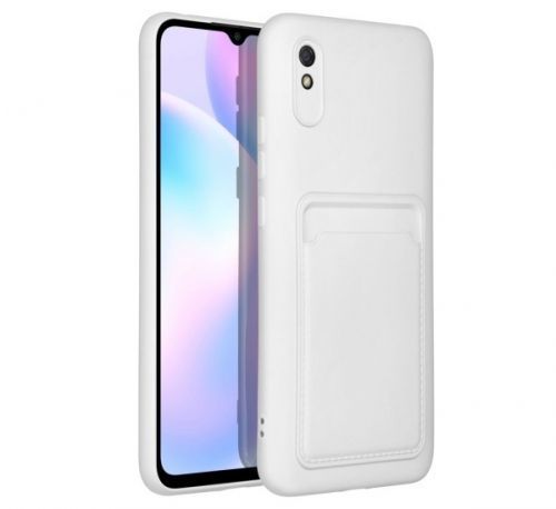 Ochranný kryt Forcell CARD pro Xiaomi Redmi 9A/Redmi 9AT, bílá