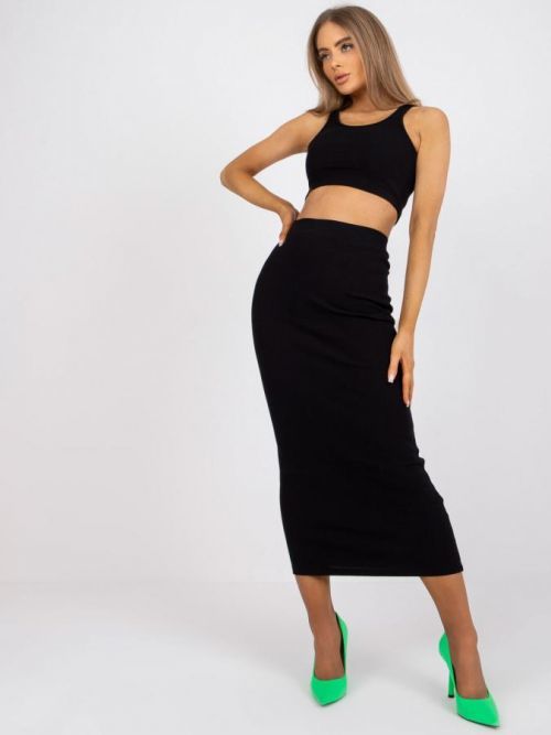 ČERNÝ LETNÍ KOMPLET -RV-KMPL-7846.66-BLACK Velikost: S