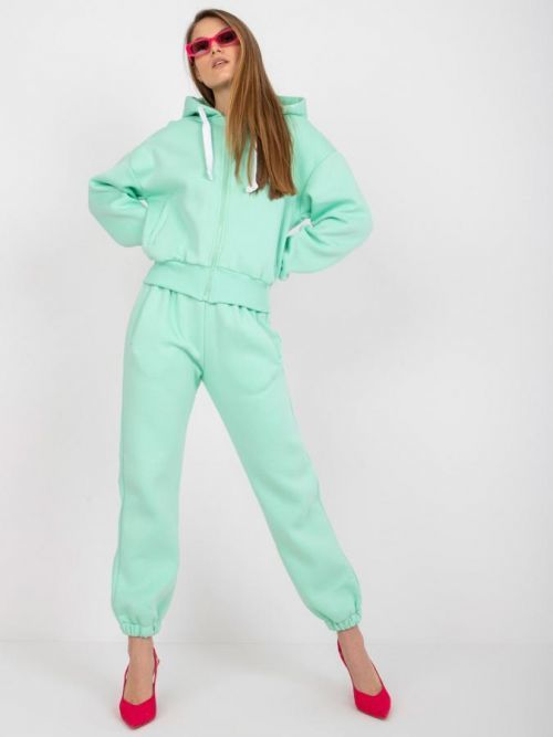 MINTOVÁ TEPLÁKOVÁ SOUPRAVA S KAPUCÍ EM-KMPL-714.44-MINT Velikost: ONE SIZE