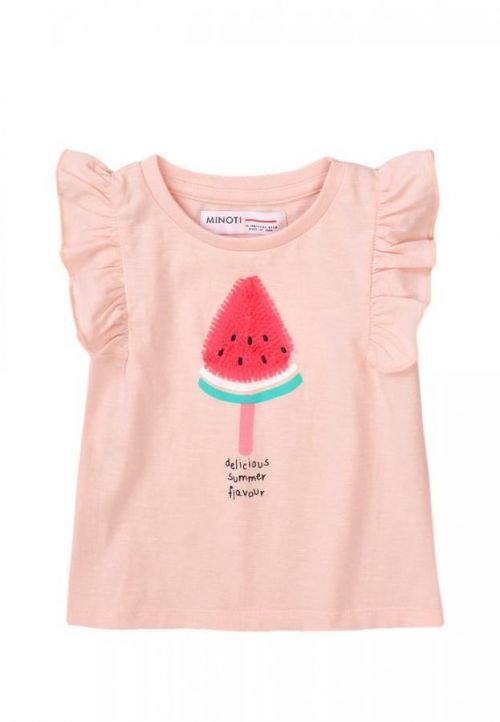 Tílko dívčí, Minoti, Melon 7, růžová - 104/110