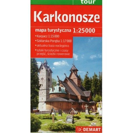 DEMART Karkonosze/Krkonoše 1:25 000 turistická mapa