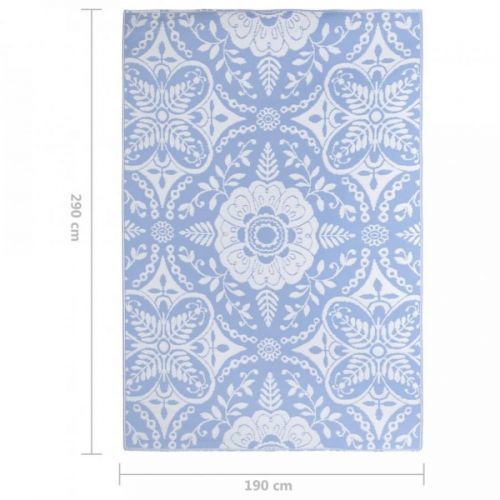 Venkovní koberec PP modrá Dekorhome 80x150 cm