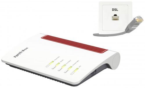 Wi-Fi router s modemem AVM FRITZ!Box 7510, VDSL, ADSL, LTE, 2.4 GHz, 600 MBit/s