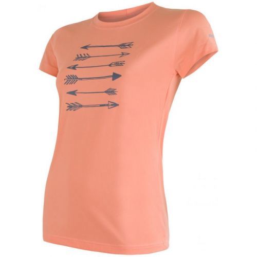 Triko Sensor Coolmax Fresh PT Šípy - dámské, krátké, meruňková - velikost M