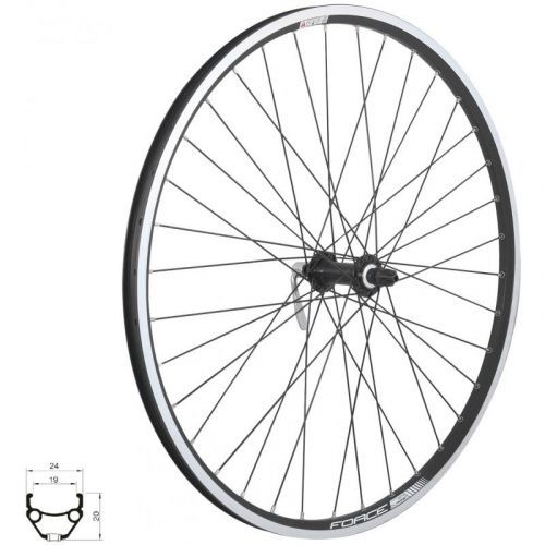 Zapletené kolo Force Clasic 559x19 V - přední, HBTX800, 36d 70265