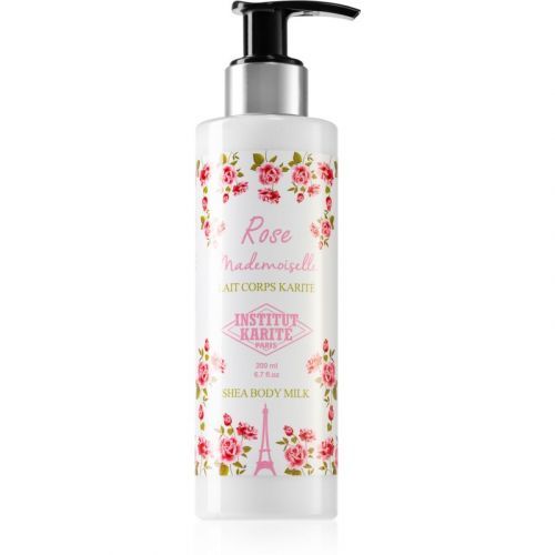 Institut Karité Paris Rose Mademoiselle Shea Body Milk hydratační tělové mléko s bambuckým máslem 200 ml