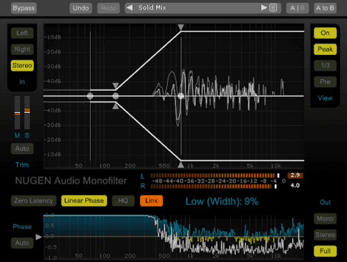 Nugen Audio Monofilter (Digitální produkt)