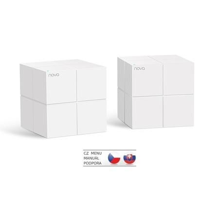 Tenda MW6 (2-pack) Nova Wireless Mesh Gigabit Router 802.11ac/a/b/g/n,1200 Mb/s,