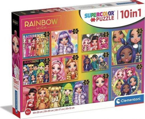 CLEMENTONI Puzzle Rainbow High 10v1