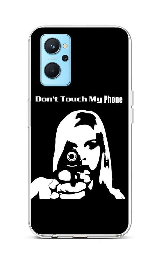 Kryt TopQ Realme 9i silikon Don't Touch Gun 73059