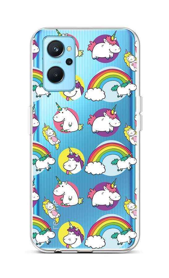 Kryt TopQ Realme 9i silikon Chunky Unicorns 73052