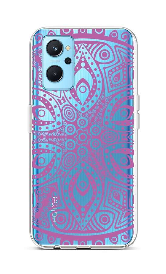 Kryt TopQ Realme 9i silikon Violet Mandala 73043