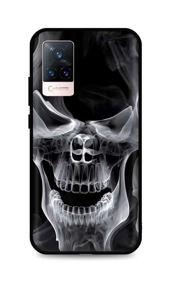 Kryt TopQ Vivo V21 5G silikon Deadly Smoke 72923