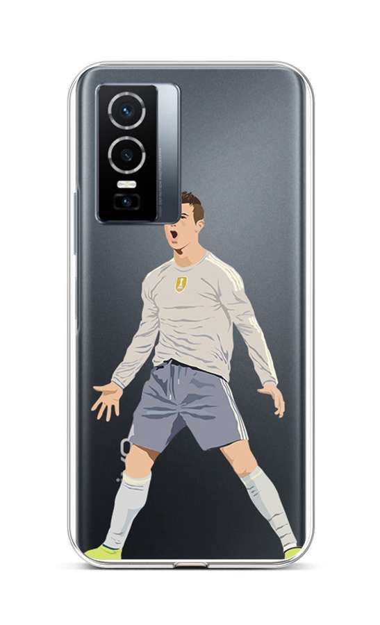 Kryt TopQ Vivo Y76 5G silikon Fotbalista 72515