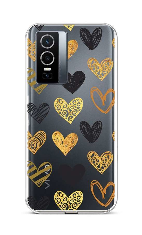 Kryt TopQ Vivo Y76 5G silikon Srdce 72504