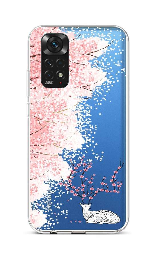 Kryt TopQ Xiaomi Redmi Note 11 silikon Blooming Deer 71885