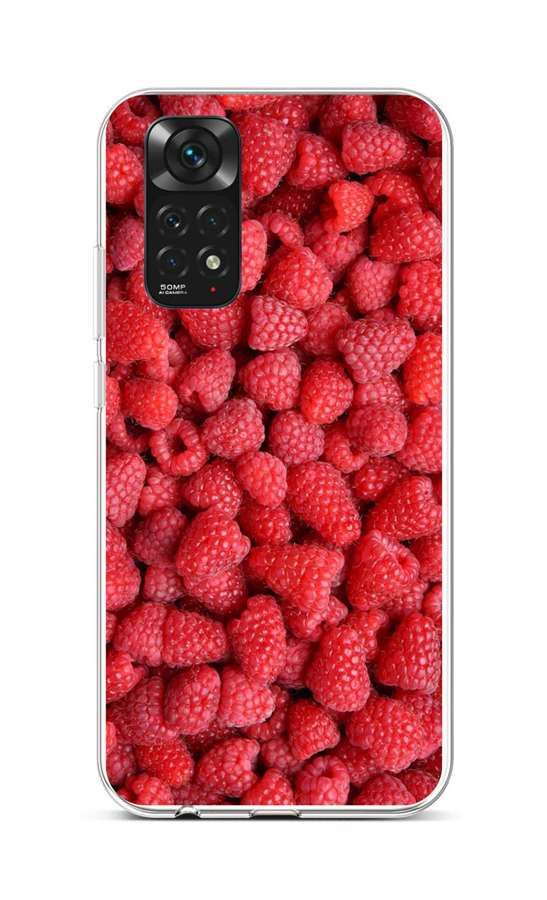 Kryt TopQ Xiaomi Redmi Note 11 silikon Maliny 71817