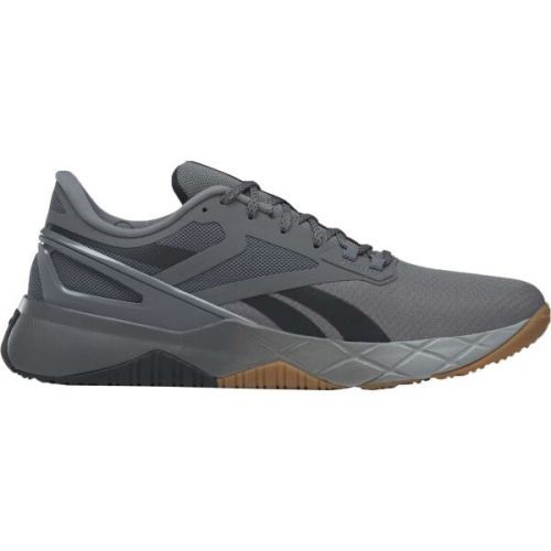 Reebok NANOFLEX TR Pánská tréninková obuv, Šedá,Černá, velikost 10.5