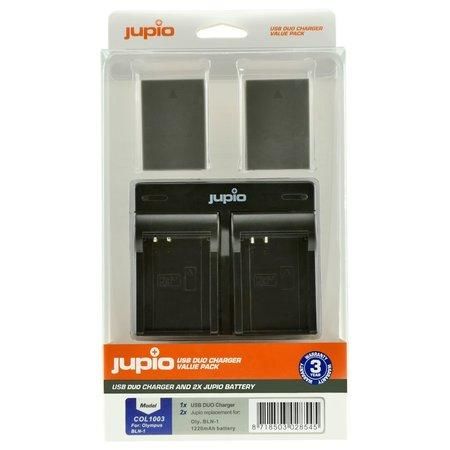 Set Jupio 2x BLN-1 (BLN1) + USB duální nabíječka