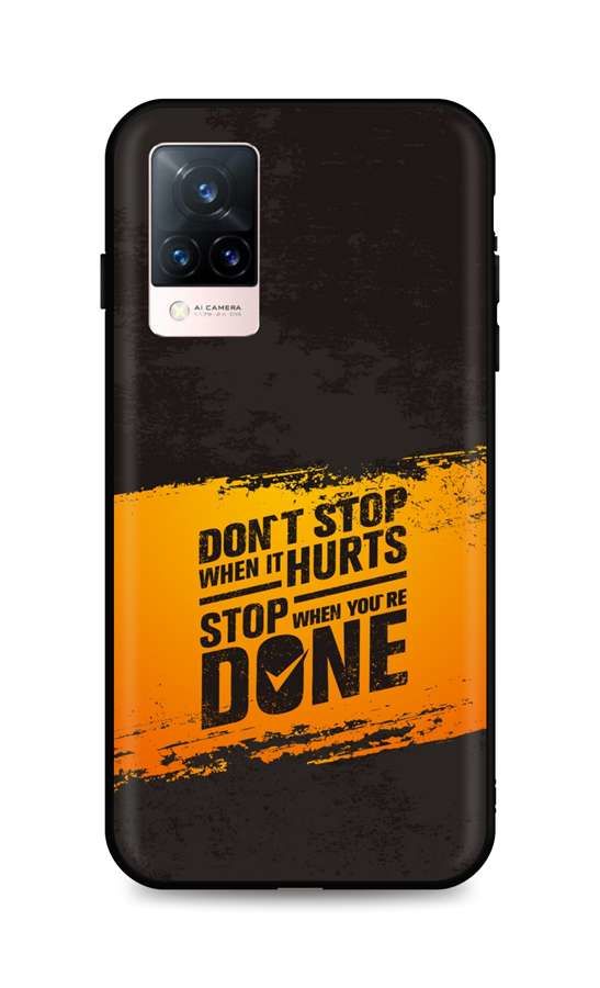 Kryt TopQ Vivo V21 5G silikon Don't Stop 72860