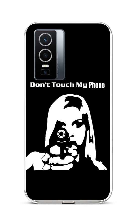 Kryt TopQ Vivo Y76 5G silikon Don't Touch Gun 72422
