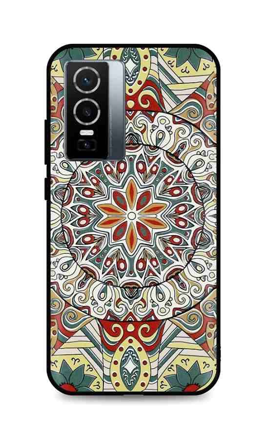 Kryt TopQ Vivo Y76 5G 3D silikon Barevná mandala 72220