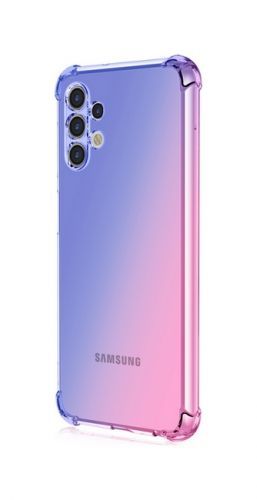 Kryt TopQ Samsung A13 silikon Shock duhový modro-růžový 72158