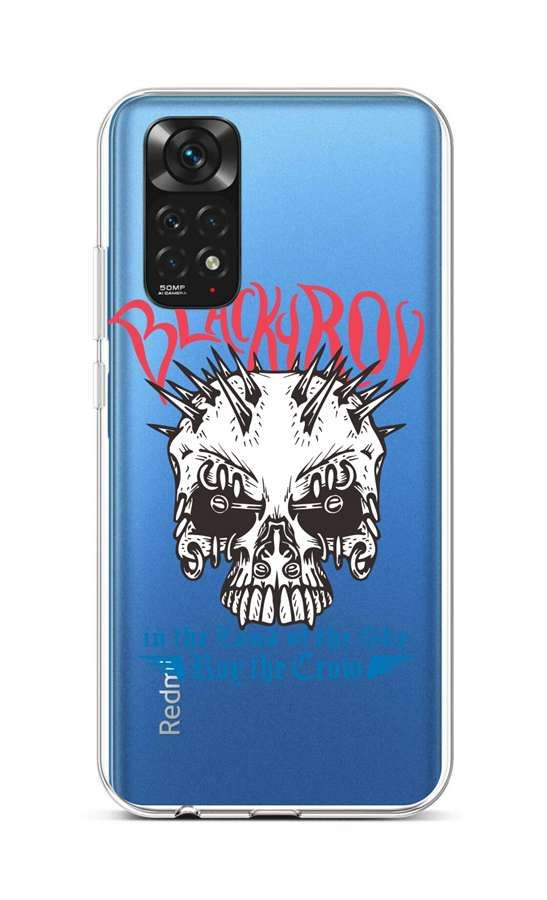 Kryt TopQ Xiaomi Redmi Note 11 silikon Black Roy 71872