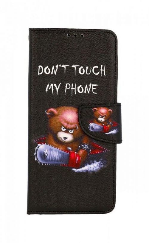Pouzdro TopQ Realme 9 Pro knížkové Don't Touch méďa 71452