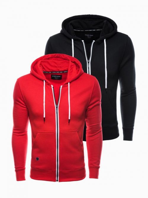 Ombre Clothing Pánská mikina na zip set Lorne S Z33 V1