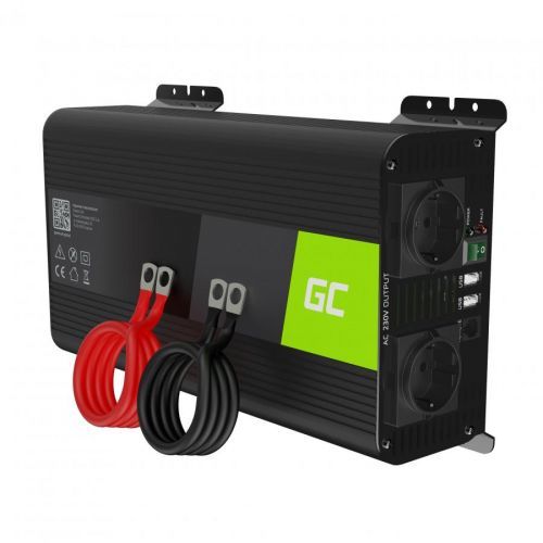Green Cell INVGC09 12V/230V 1000W/2000W s USB