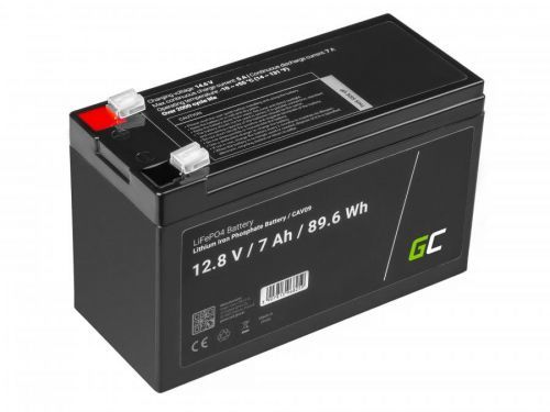 Green Cell LiFePO4 Baterie 12V 12.8V 7Ah pro CAV09 neoriginální