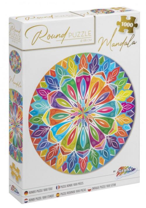 Puzzle kulaté Mandala 1000 dílků - Říha