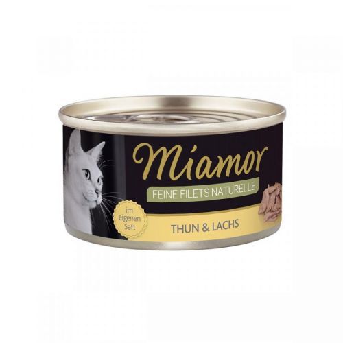 Miamor Feine Filets Naturelle tuňák a losos 24 × 80 g