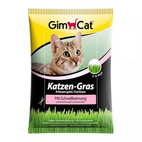 GimCat kočičí tráva s rychlým klíčením 4 × 100 g