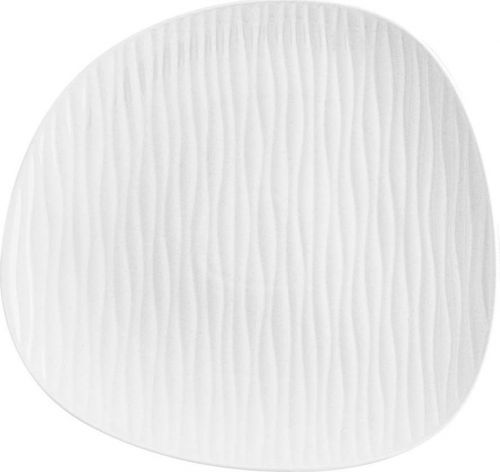Sada 6 bílých porcelánových talířů Villa Altachiara Ylang, 28 x 27 cm