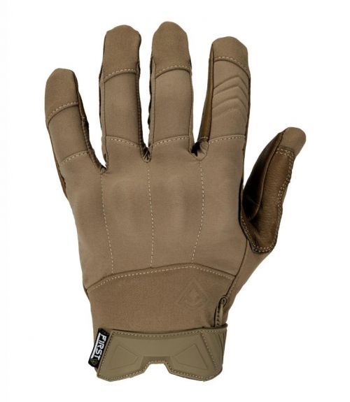 Střelecké rukavice First Tactical® Hard Knuckle – Coyote (Barva: Coyote, Velikost: S)