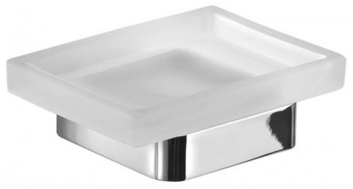 Gedy SAMOA mýdlenka, chrom/mléčné sklo A81113