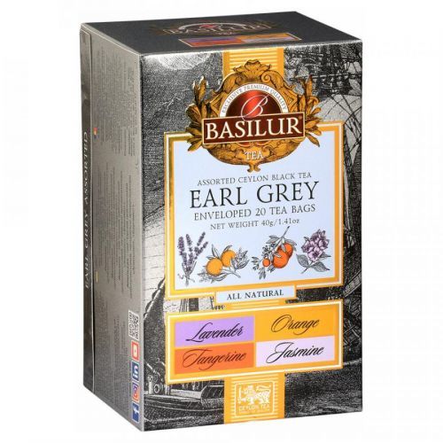Basilur All Natural Earl Grey Assorted přebal 20 x 2 g