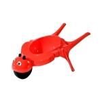 KHW Rolling Bee red - dětské zahradní kolečko, plastové červené