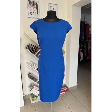 Dámské pouzdrové šaty Elisa, Velikost 44, Barva Modrá BEST MM901