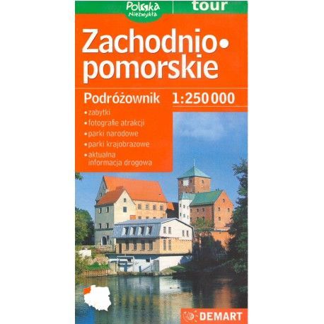 DEMART Województwo Zachodniopomorskie/ Západopomořanské vojvodství 1:250 000 automapa