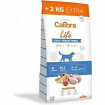 Calibra Dog Life Adult Medium Breed Chicken 12+2kg +2 kg uvnitř zdarma(do vyprodání)