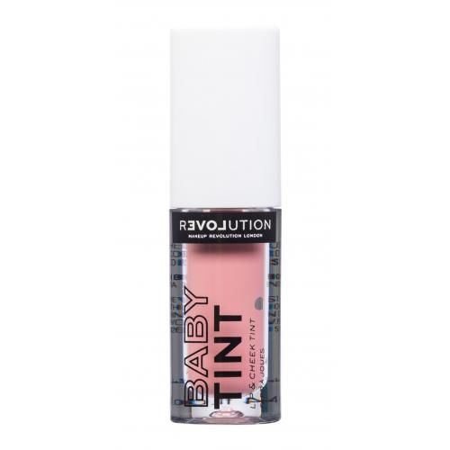 Revolution Relove Baby Tint Lip & Cheek 1,4 ml rtěnka a tvářenka 2v1 pro ženy Rose