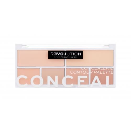 Revolution Relove Conceal Me Concealer & Contour Palette 11,2 g paletka korektorů pro ženy Fair