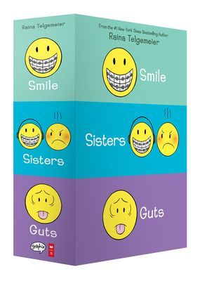 Smile/Sisters/Guts Box Set (Telgemeier Raina)(Paperback / softback)